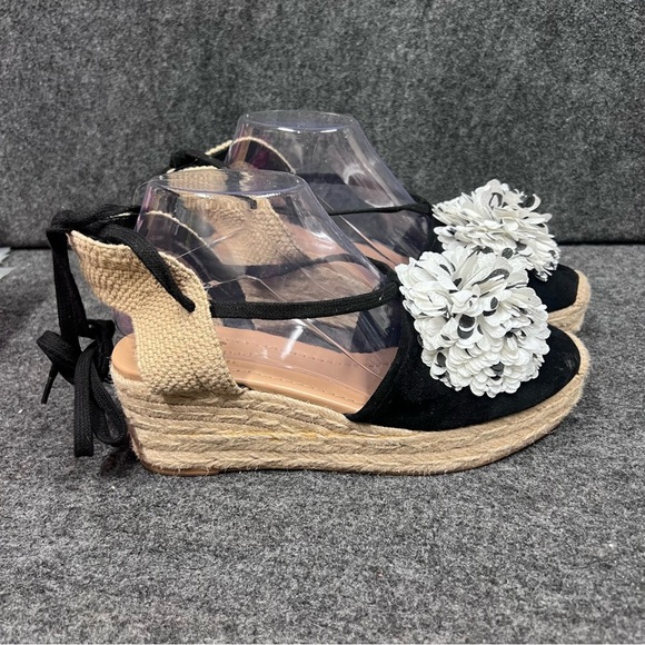 Kate Spade Lafayette Womens Espadrille Wedge Shoes Size 7.5 - Picture 4 of 12